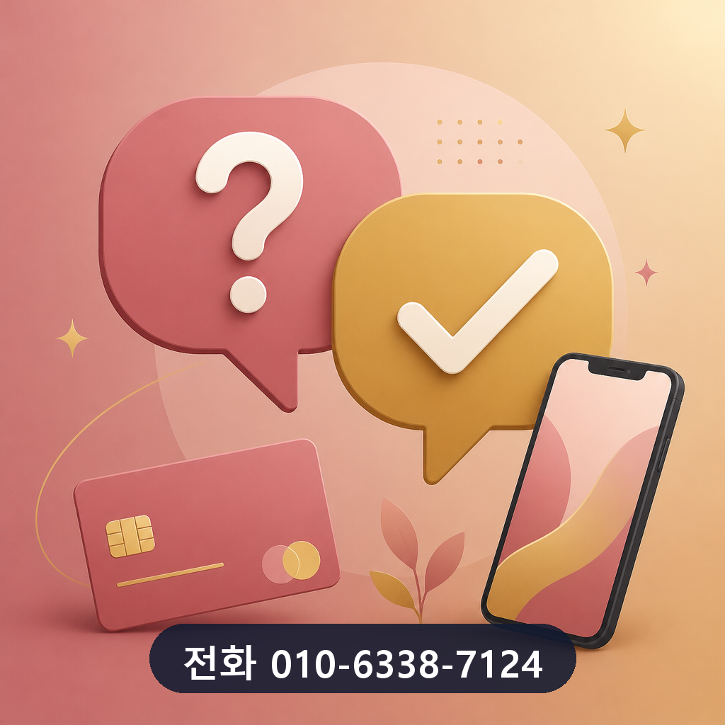 무직자 신용카드 현금화 자주 묻는 질문 이미지